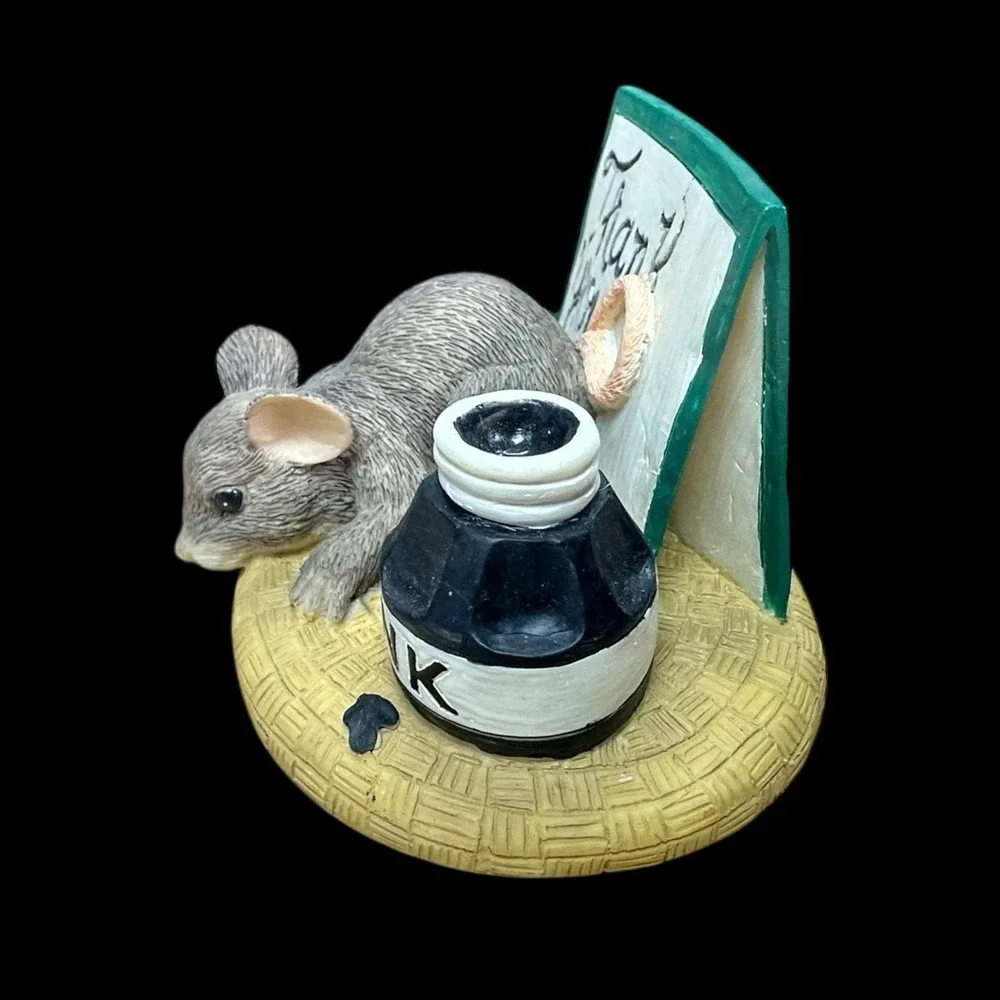 Charming Tails Fitz & Floyd Thank You Figurine‎ Club Member Edition 1997
